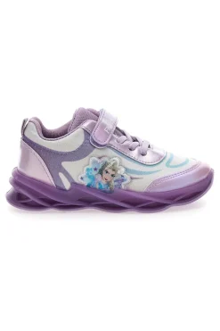 Sneakers Viola con Stampa di Frozen e Suola con Luci FROZEN D4310599T