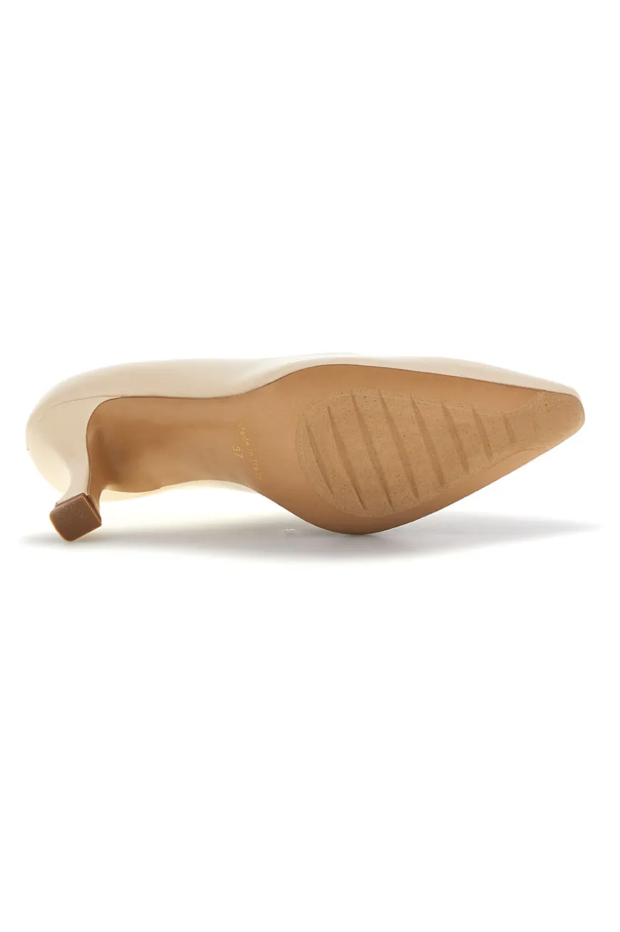 Spitze beige Pumps mit Absätzen Pittarello couture 8301