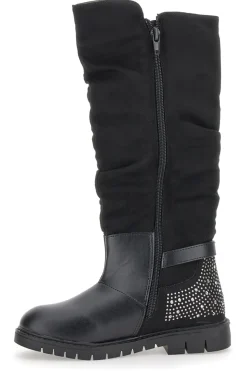 Stiefel Grazie 13890 Schwarz mit Strasssteinen
