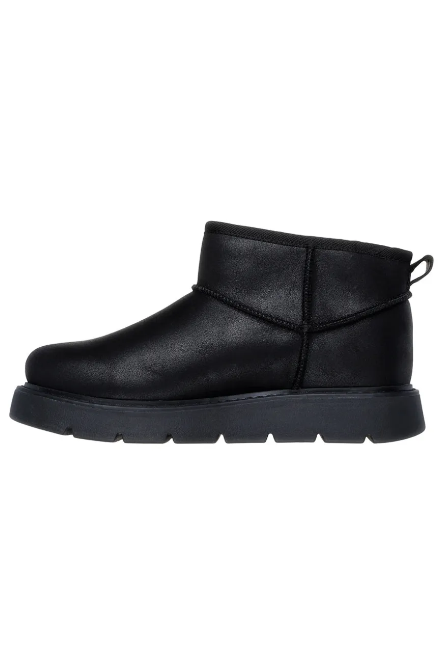 Stivaletti alla caviglia neri con pelo Skechers Keepsakes Lite - Snowbird