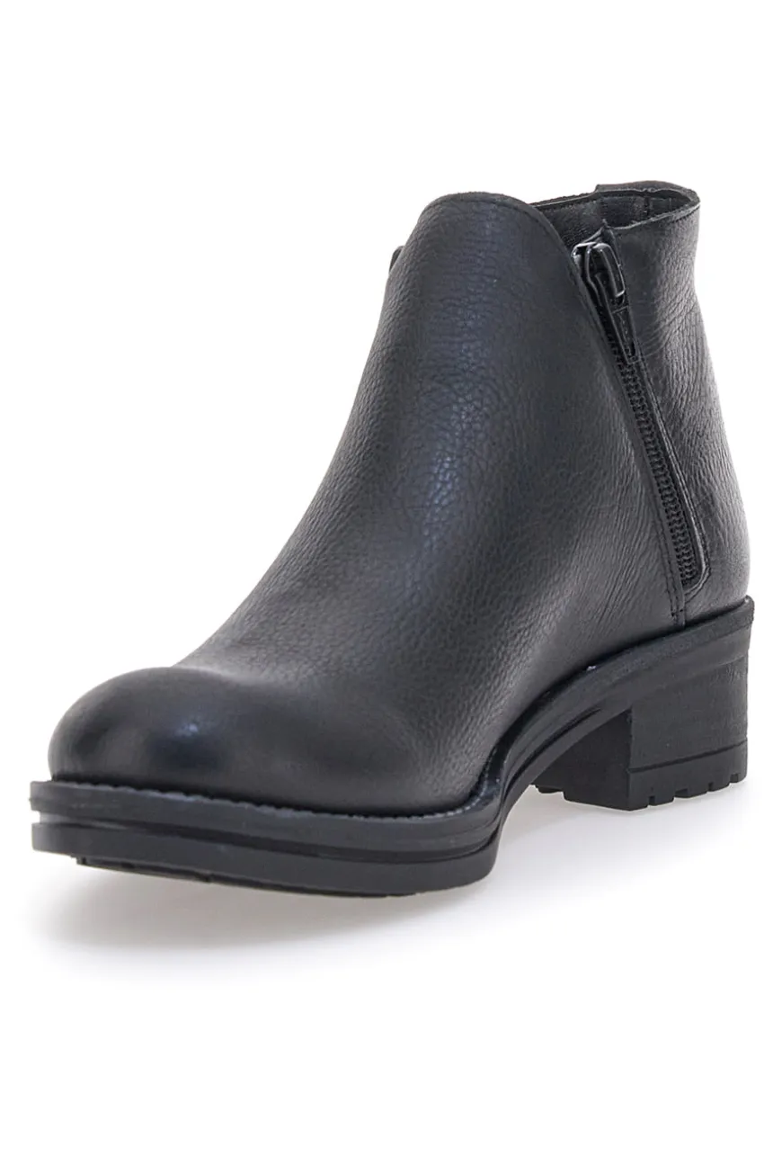 Stivaletti Ankle Boots Neri In Vera Pelle Made In Italy Pittarello Elite N89