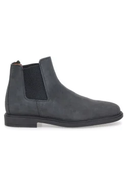Stivaletti Beatles Grigi in Vera Pelle Laterali MAX DILLAN 6991