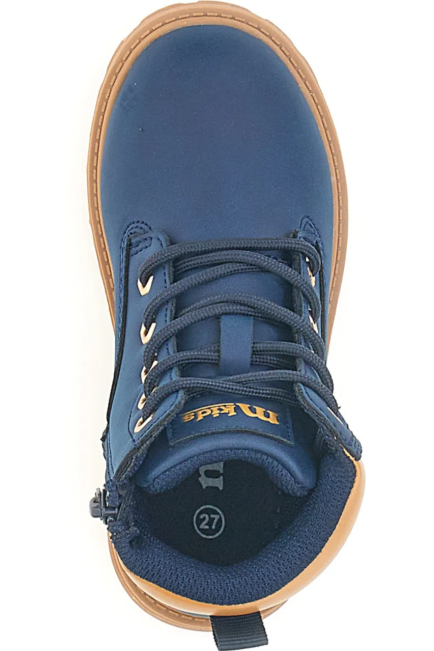 Stivaletti blu con collo imbottito MKids MG25165