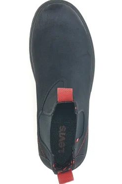 Stivaletti chelsea neri con inserti elasticizzati Levi's Oliver