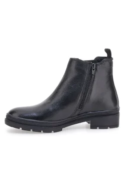 Stivaletti Chelsea neri in vera pelle PRIMA RIGA 602