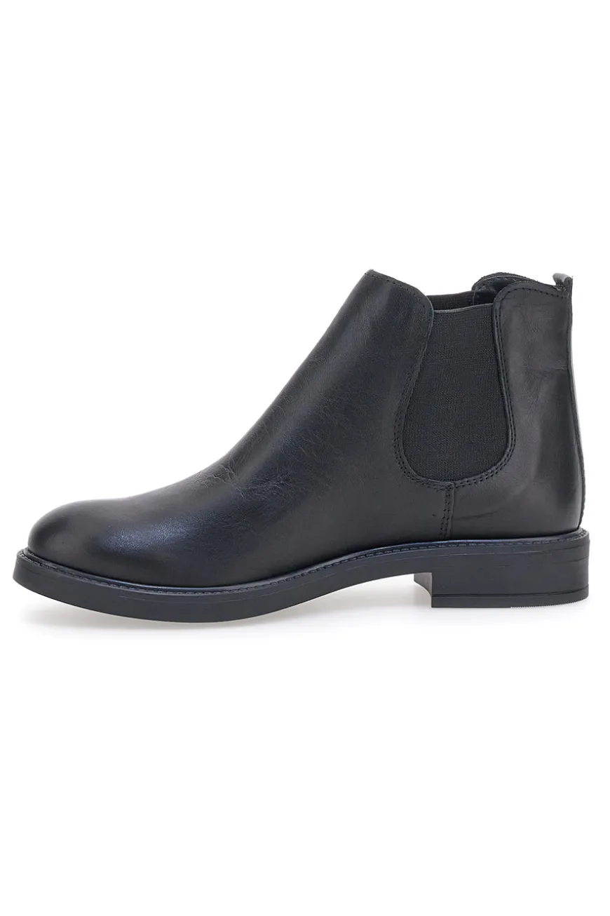 Stivaletti Chelsea Neri In Vera Pelle Pittarello Elite 79