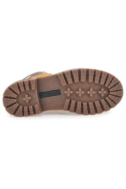 Stivaletti cuoio imbottiti suola carrarmato Cotton belt Ellie Nbk