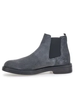 Stivaletti grigi in vera pelle con inserti elastici Pittarello Focus 1980