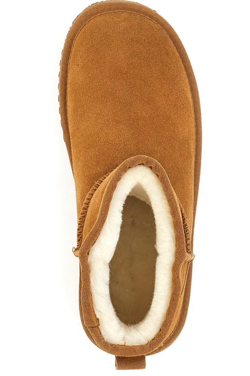Stivaletti in Vera Pelle 3154 Camel