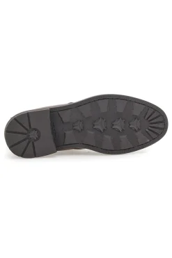 Stivaletti marroni in pelle con inserti elasticizzati Pittarello Focus 042