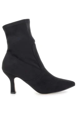 Stivaletti neri a calza con tacco a spillo Le Havre Paris 9001