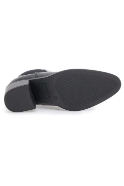 Stivaletti Neri con Elastici Laterali e Tacco Largo Pittarello Capsule 24186006