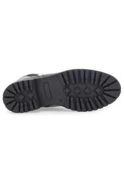 Stivaletti neri con fondo carrarmato e memory foam Pittarello 23606