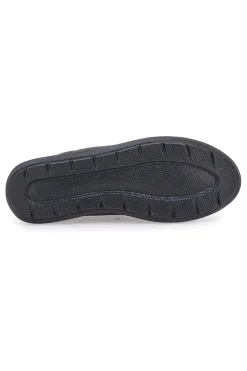 Stivaletti neri con inserti elastici e suola leggera Inblu 59 WG