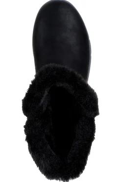 Stivaletti neri con pelliccia vegan waterproof Skechers Easy Going Dreamers Move