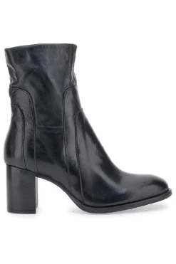 Stivaletti Neri Con Tacco 8 Cm In Vera Pelle Pittarello Must Have P26206