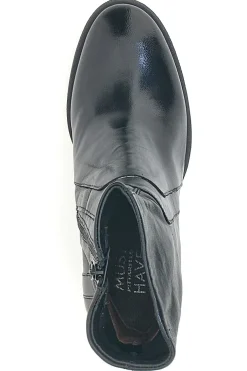 Stivaletti Neri Con Tacco 8 Cm In Vera Pelle Pittarello Must Have P26206