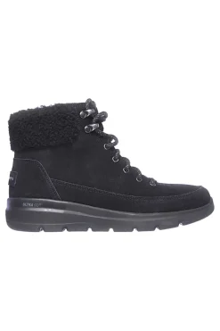 Stivaletti neri imbottiti SKECHERS GLACIAL ULTRA WOODLANDS