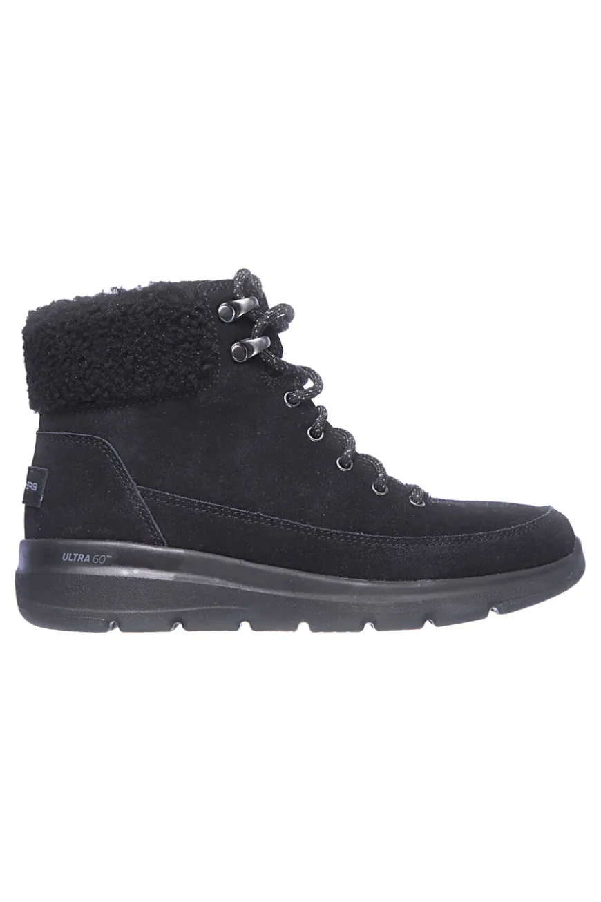 Stivaletti neri imbottiti SKECHERS GLACIAL ULTRA WOODLANDS