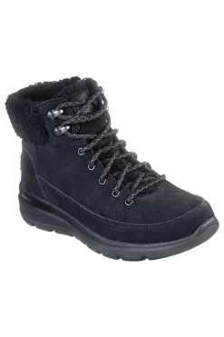 Stivaletti neri imbottiti SKECHERS GLACIAL ULTRA WOODLANDS