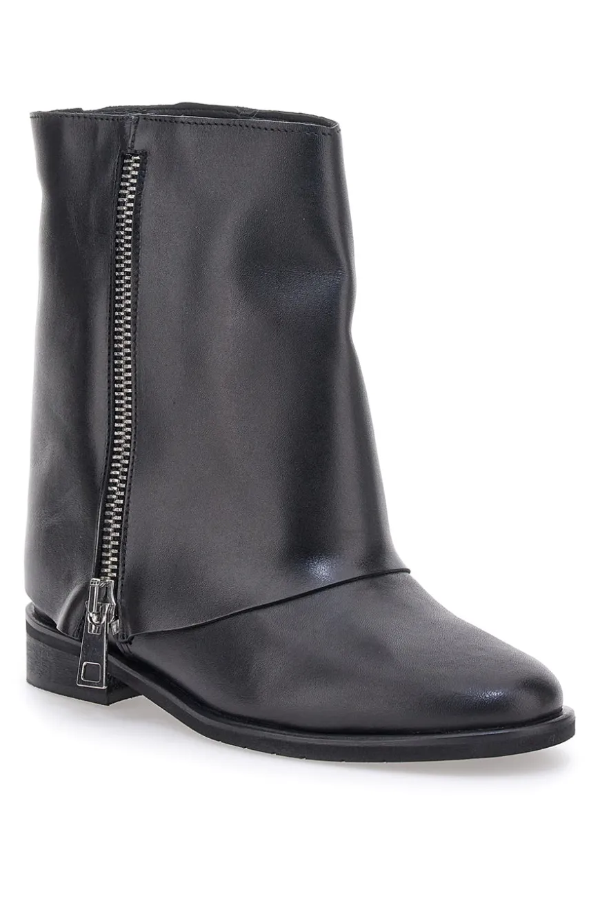 Stivaletti neri in Vera Pelle PITTARELLO MUST HAVE 1000