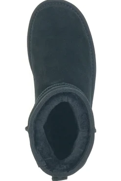 Stivaletti neri in vera pelle con pelo interno stile pantofola Pittarello wow 3551