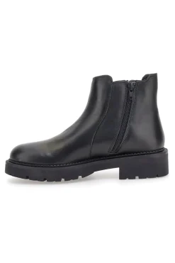 Stivaletti neri in vera pelle con suola carrarmato Pittarello glam 6436019