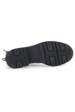 Stivaletti neri in vera pelle con zip diagonale Pittarello focus 1010D
