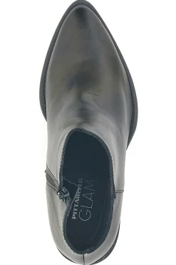 Stivaletti neri in vera pelle con tacco alto squadrato Pittarello glam 6326400