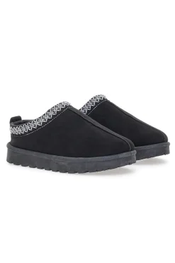 Stivaletti Pantofole con Pelo Nere Pittarello Love 1859