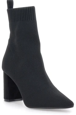 Stivaletti Socks Neri a Punta con Tacco Alto The First 484