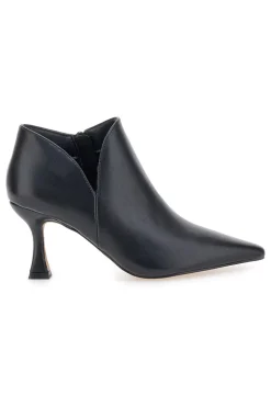 Stivaletto nero a punta con tacco a rocchetto Mon Dieu B8830Q8820Q11