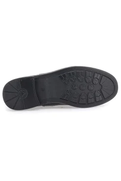 Stivaletto nero con elastici laterali JOHES LAND 180141