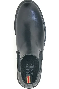 Stivaletto nero con elastici laterali JOHES LAND 180141