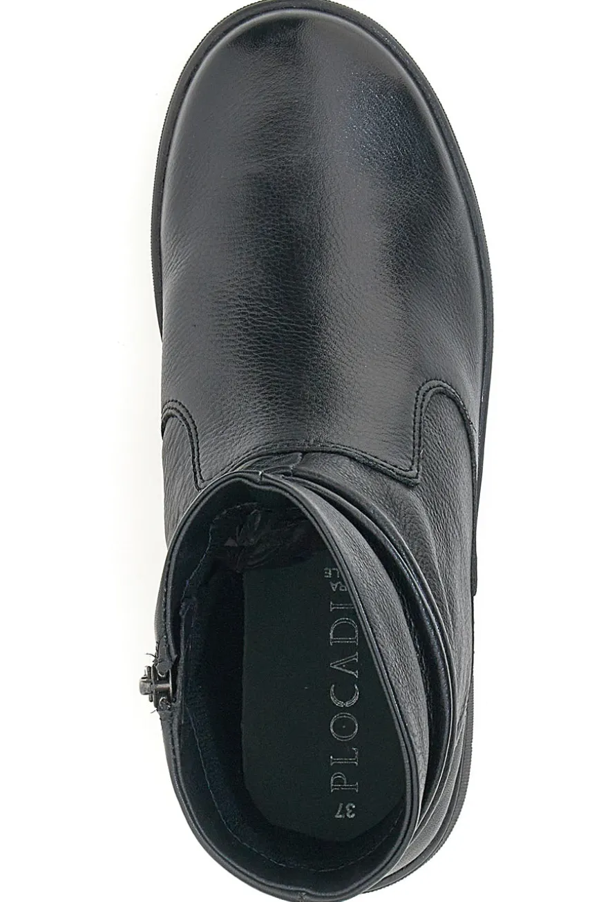 Stivaletto Plocadi 17801 Nero Vera Pelle