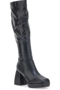 Stivali Alti con Tacco Neri Pushy Wamp 27274