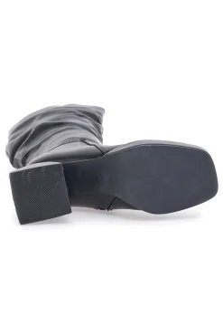 Stivali Alti con Tacco Neri Pushy Wamp 27274