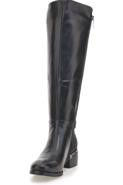 Stivali alti neri con fascia elastica Laura Biagiotti 9310