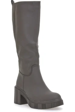 Stivali Grigio/Verdi Con Tacco a Blocco Dame Rose 837