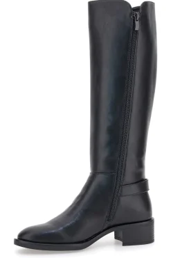 Stivali neri con fibbia laterale e tacco basso Pittarello Capsule BT24260005