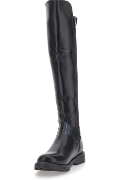 Stivali neri con fibbia laterale e fascia elastica ME & ME 3003