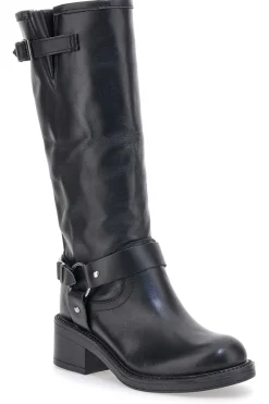 Stivali Neri in Vera Pelle con Fibbia PITTARELLO GLAM 3