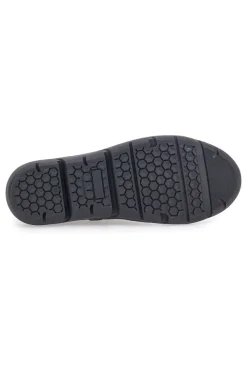 Stringate alte nere in pelle con zip laterale Pittarello Tierra 4757