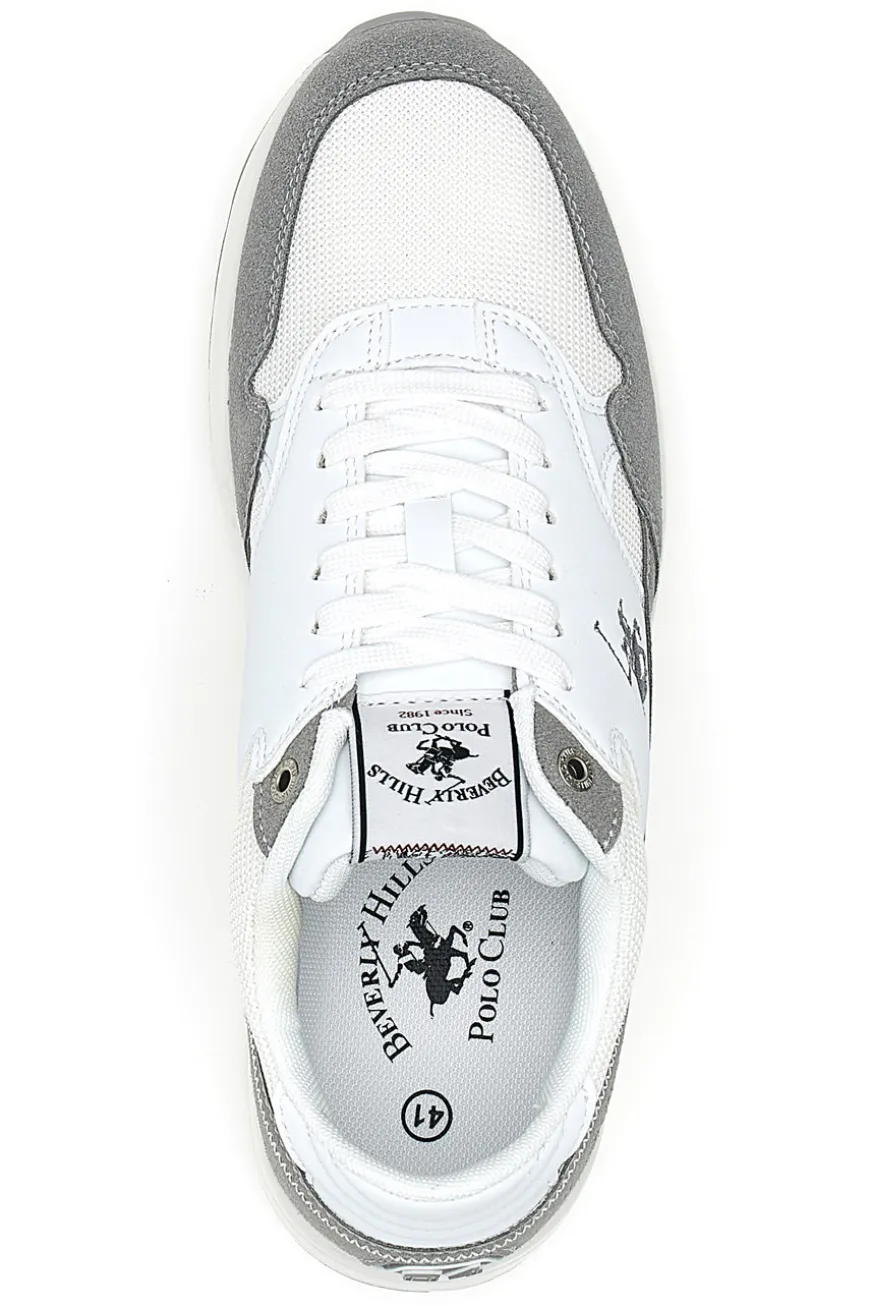 Stringate Bianche e Grigie con Lacci BEVERLY HILLS POLO CLUB BHM517001