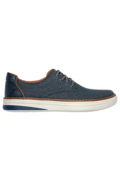 Stringate Blu Con Suola Bianca SKECHERS HYLAND RATNER