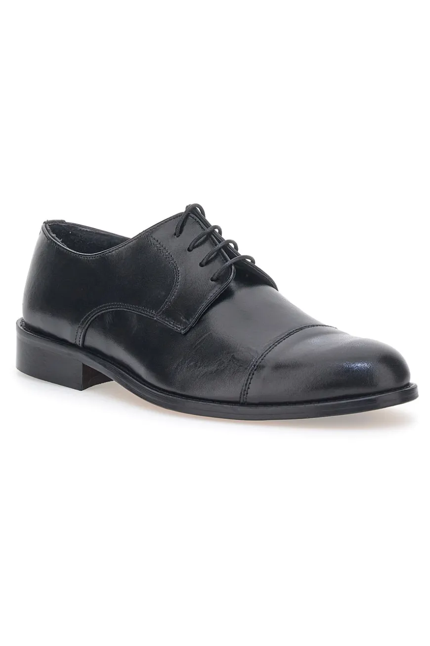 Stringate Eleganti Pittarello 7705 Nere