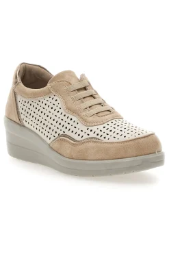 Stringate Marroni con Platform e Lacci Elastici PRIMA RIGA MDSS25T13
