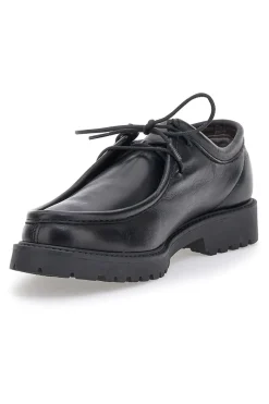 Stringate Nere in Vera Pelle Pittarello 1505