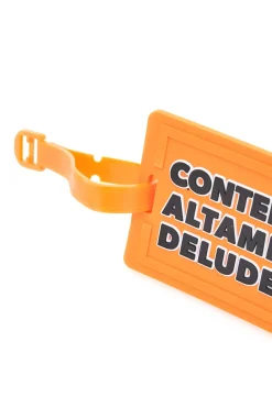 Tag per Valigia Arancione "Contenuto Altamente Deludente " NAMETAG 6