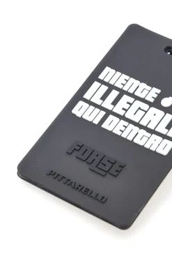 Tag per Valigia Nero "Niente di Illegale qui Dentro" NAMETAG 7